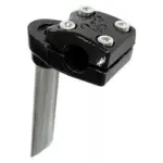 Suporte Guidão Bike Alumínio Cross Cg Titan Cb 4 Parafusos Comprimento 18 Cm Cor Preto