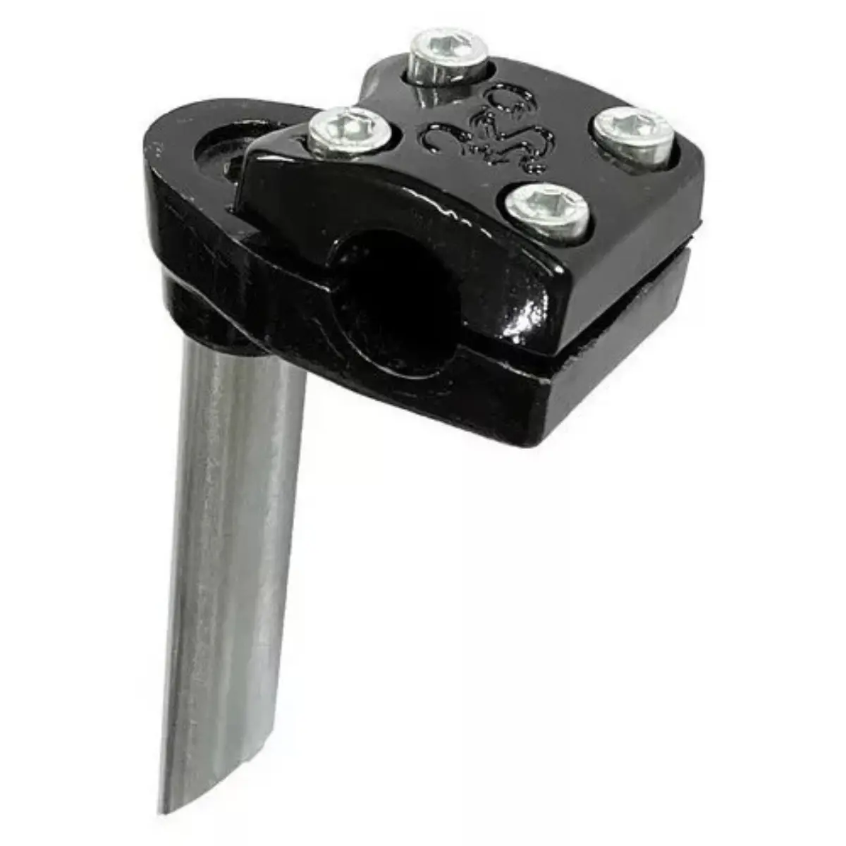Suporte Guidão Bike Alumínio Cross Cg Titan Cb 4 Parafusos Comprimento 18 Cm Cor Preto - Imagem 1