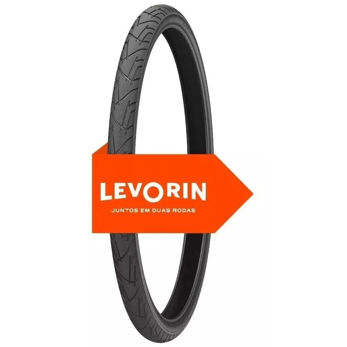 Pneu 26 X 1.95 Levorin Praieiro Slick Urbano Cor Preto - Imagem 1