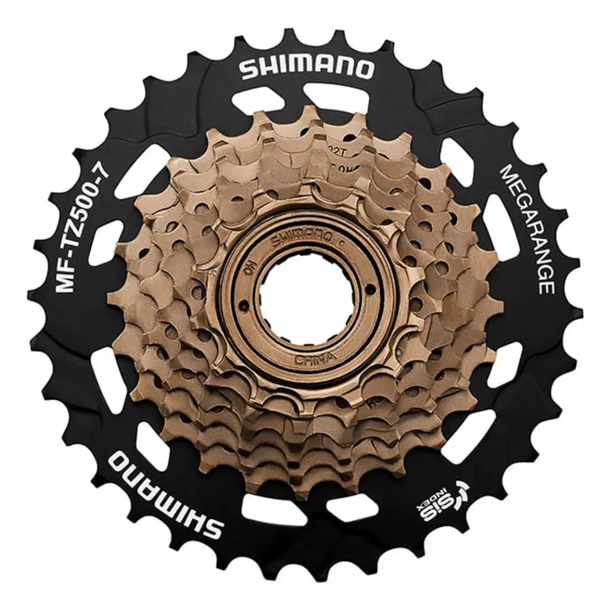 Design sem nome (42) Roda Livre 7v 14/34d Shimano Index Mega Range Mf-tz500 - Imagem 1